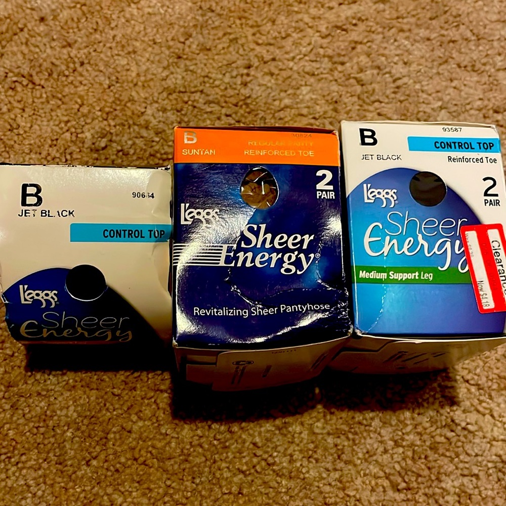 Set of Six Nylon Pantyhose